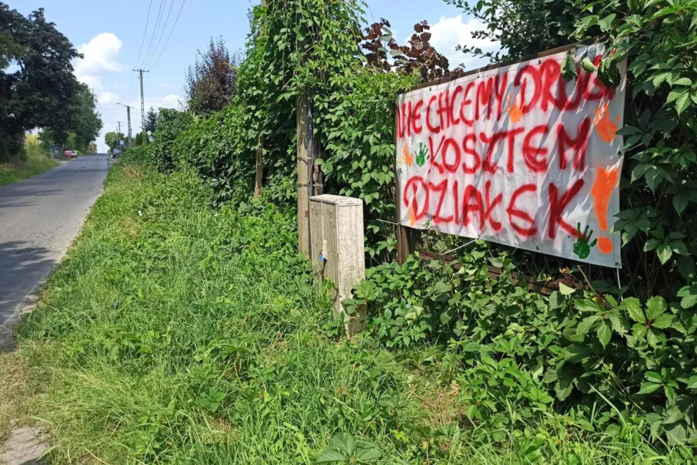 Działkowcy z Balina będą bronić swoich działek przed budową drogi. "Będę walczyć do ostatniej krwi"