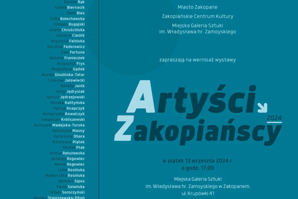 ARTYŚCI ZAKOPIAŃSCY 2024
