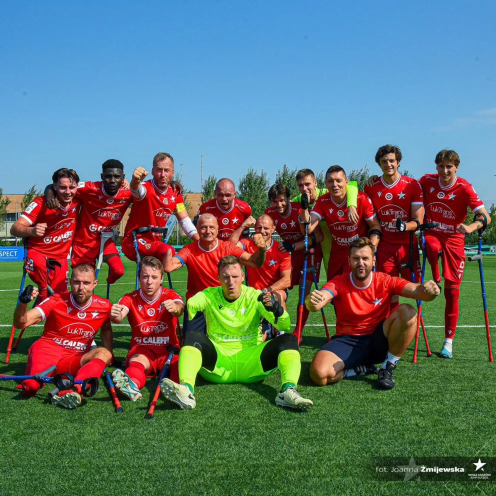 Ampfutbolowa Wisła Kraków jak burza w Lidze Mistrzów