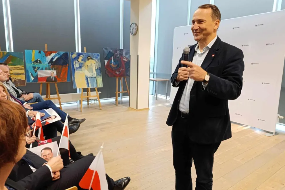 Radosław Sikorski w Chrzanowie: "Połączę i pogodzę Polaków"