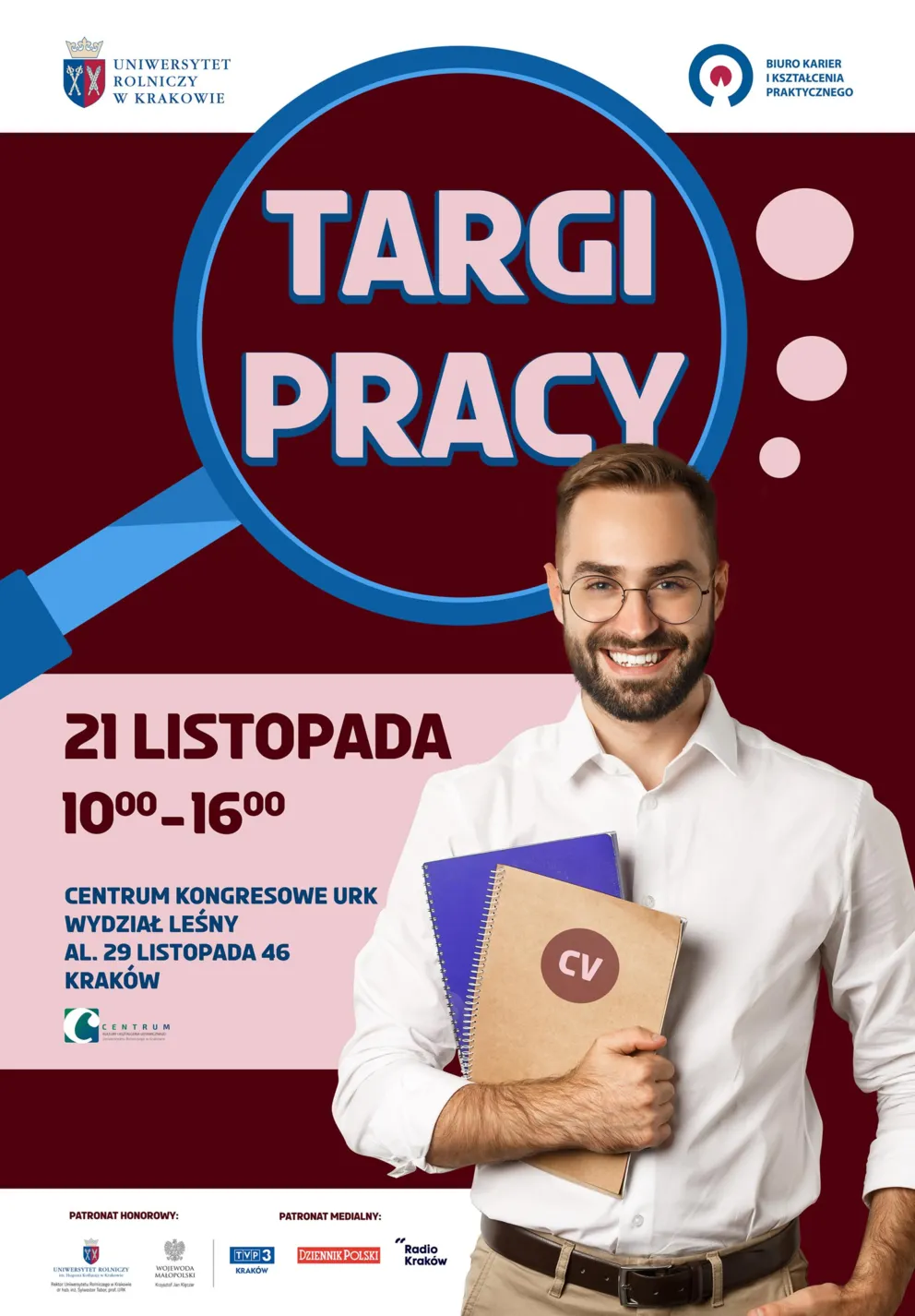 UNIWERSYTET ROLNICZY ZAPRASZA NA TARGI PRACY