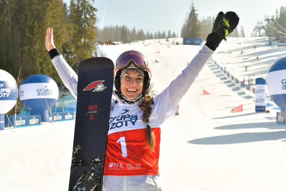 Zakopiańska snowboardzistka Aleksandra Król-Walas wygrała zawody Pucharu Świata