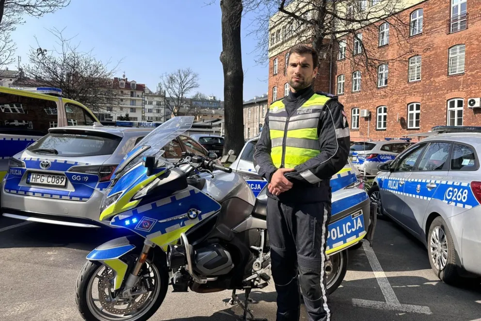 Brawurowo zatrzymał niebezpiecznego motocyklistę, teraz otrzyma nagrodę