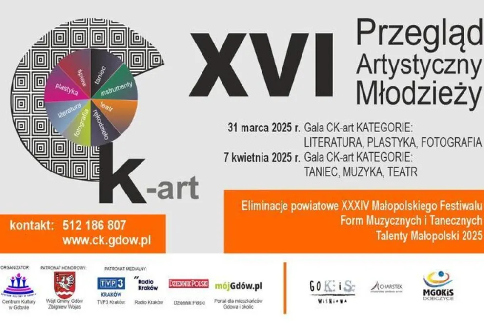 CK-ART 2025 – Wielkie święto młodych talentów w Gdowie!