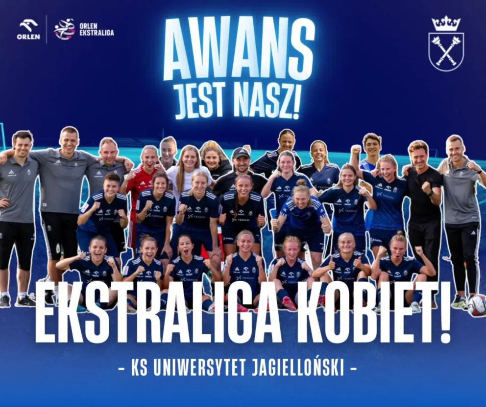 Piłkarki UJ Kraków wracają do Ekstraligi!