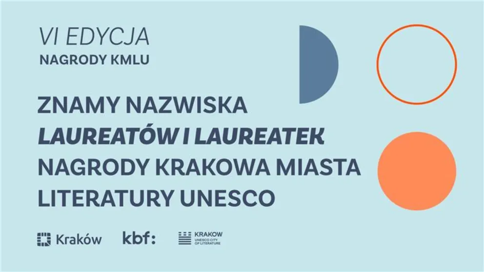 Laureaci Nagrody Krakowa Miasta Literatury UNESCO!