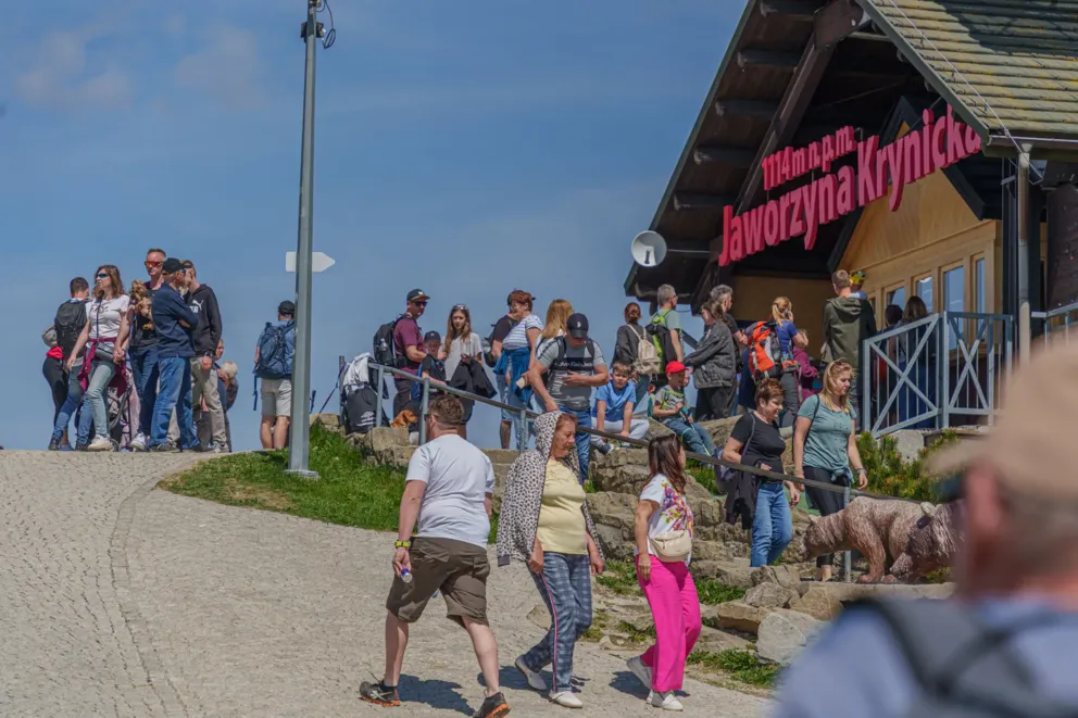 Majówka na wysokości – Jaworzyna Krynicka pełna odwiedzających