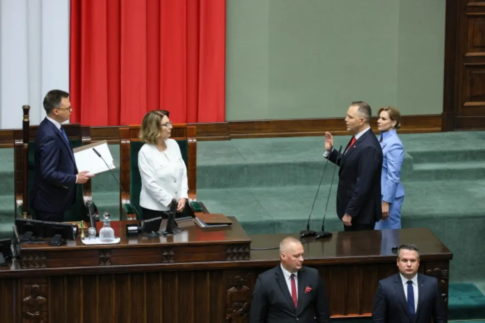 Karol Nawrocki złożył przysięgę prezydencką. "Będę głosem narodu polskiego"
