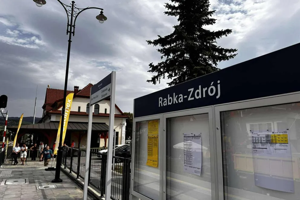 Pociągi wracają do Rabki. Pierwszy odcinek inwestycji kolejowej „Podłęże-Piekiełko" gotowy