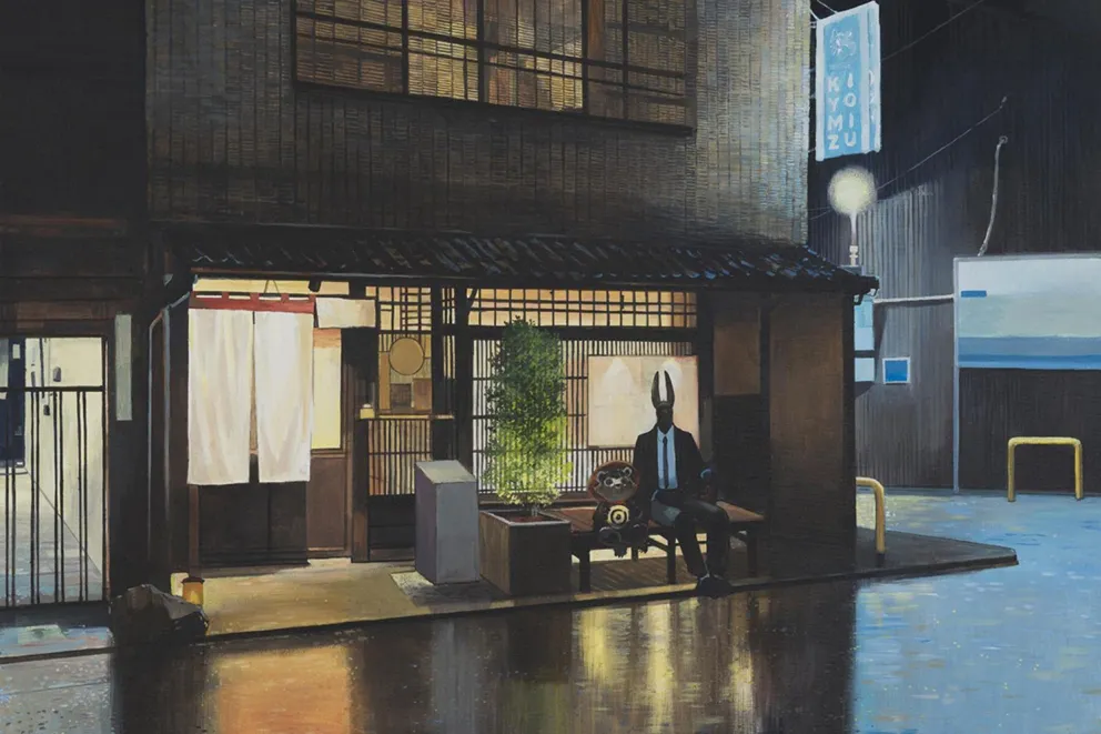 Anubis  i Yōkai 2 - wystawa malarstwa Joanny Karpowicz