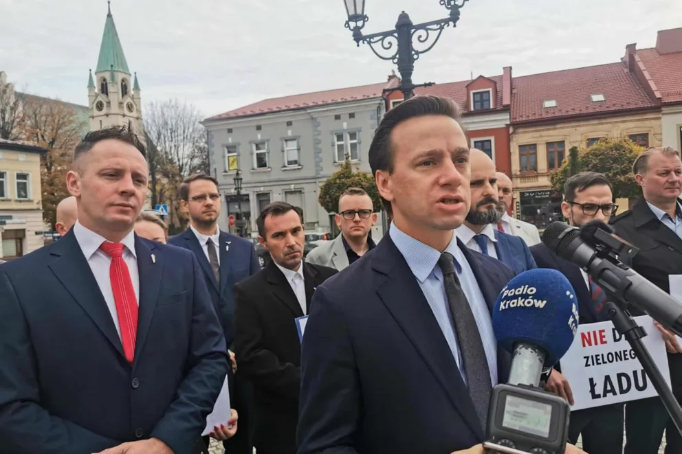 Krzysztof Bosak w Brzesku: "Nie każdego stać na wynalazki, których życzą sobie eurokraci"