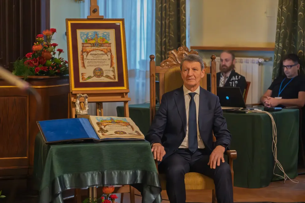 Andrzej Czerwiński honorowym obywatelem Nowego Sącza