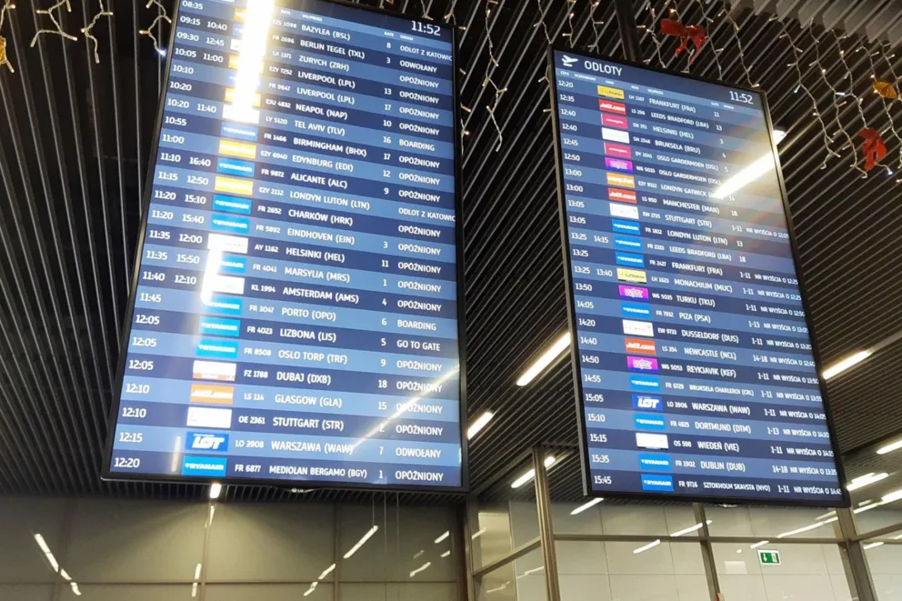 W całej Małopolsce mgła. Są problemy na lotnisku
