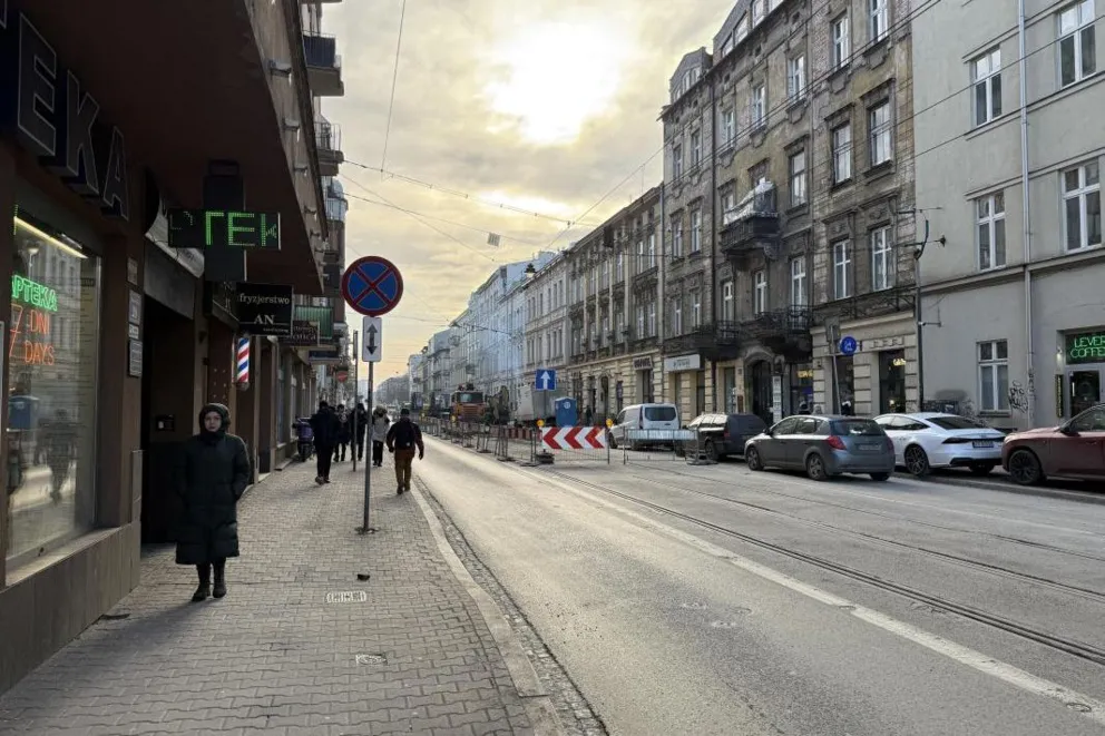 Ulica Starowiślna bez tramwajów. Duże zmiany w ruchu