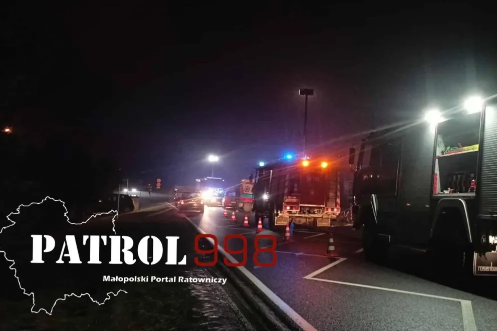 Tragiczny wypadek w Czernichowie. Nie udało się uratować pieszego