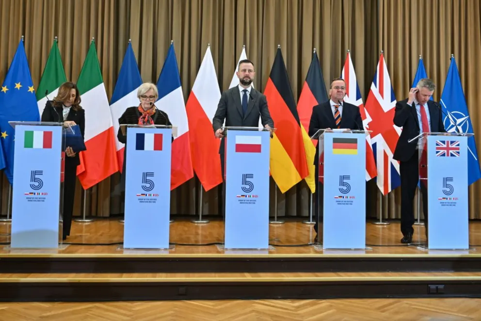 Niemcy, Wielka Brytania, Francja, Włochy i Polska. Grupa E5 w Krakowie