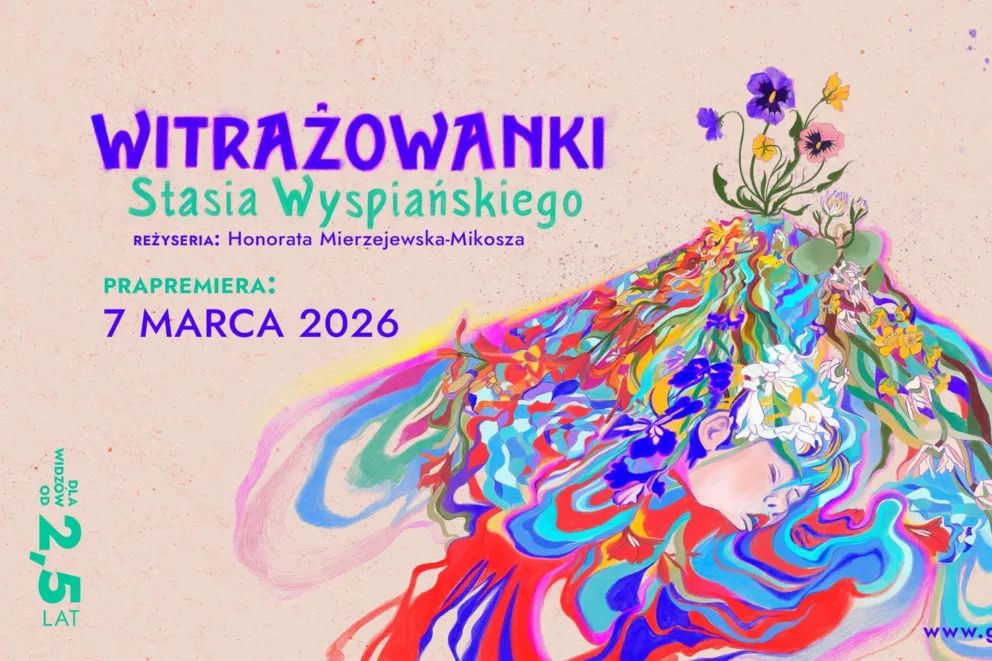 Wyspiański dla najmłodszych. Teatr Groteska zapowiada prapremierę spektaklu Witrażowanki Stasia Wyspiańskiego.