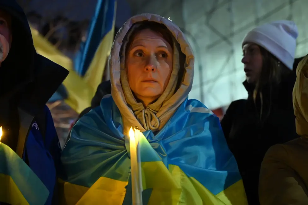 Kraków solidarny z sąsiadami. Tłumy na Skwerze Wolnej Ukrainy