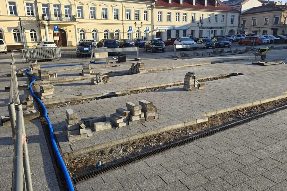 Ruszył remont Rynku Głównego w Oświęcimiu