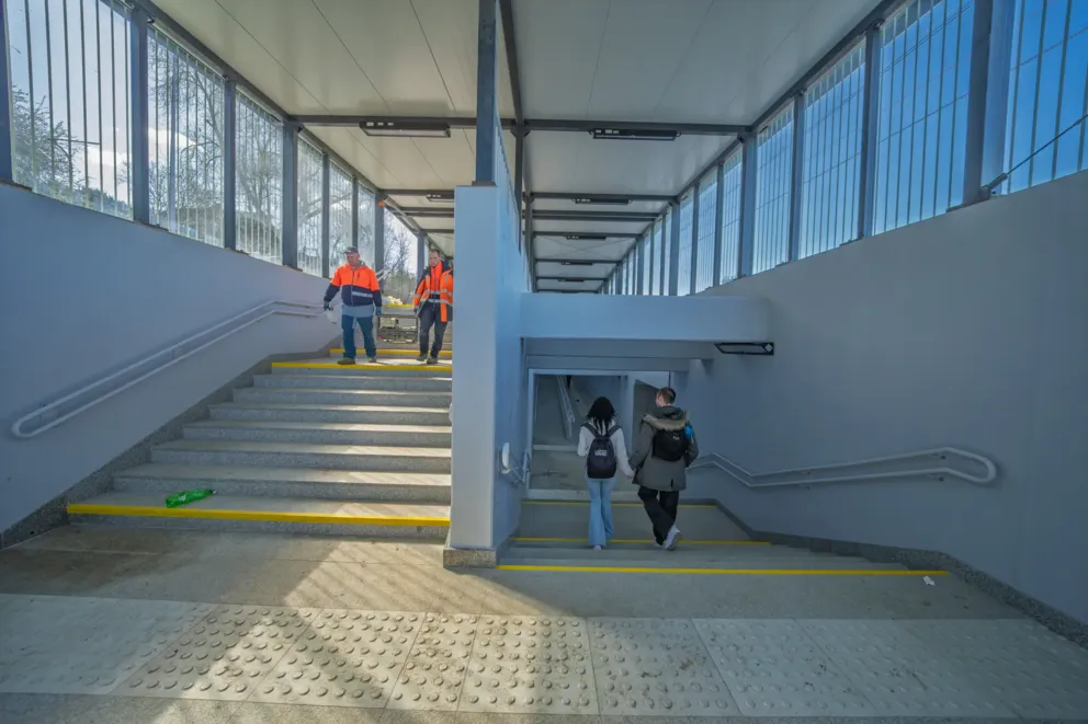 Przejście pod torami kolejowymi na Kocich Plantach w Nowym Sączu