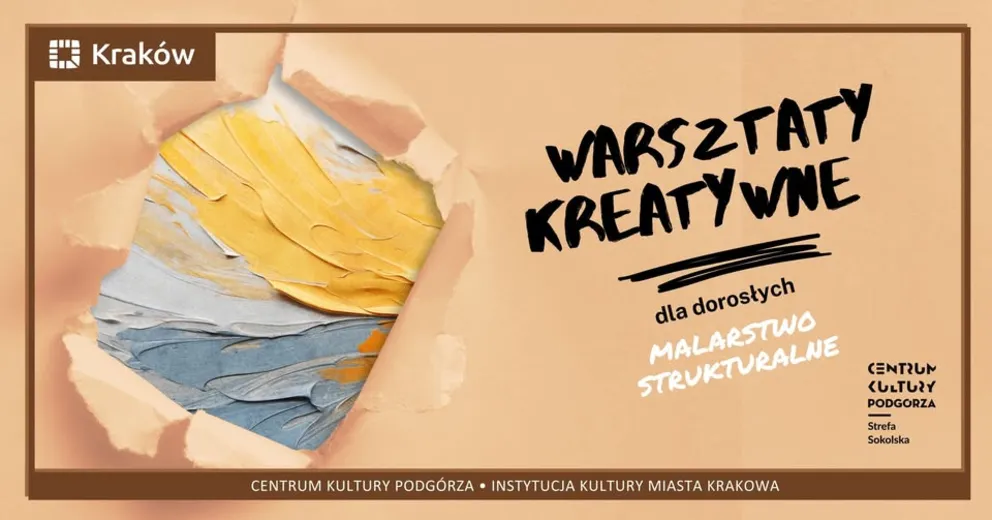 Warsztaty kreatywne dla dorosłych: malarstwo strukturalne