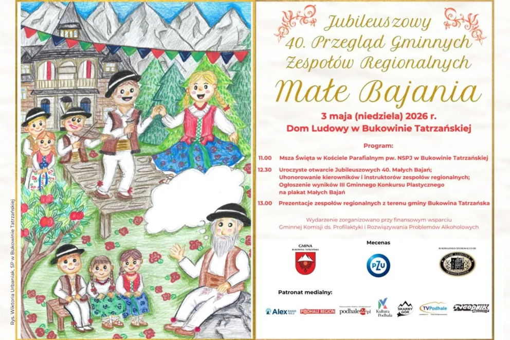 Jubileuszowe 40. Małe Bajania w bukowinie Tatrzańskiej