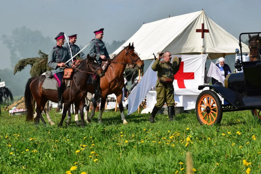 Sękowa: widowisko historyczne w 111. rocznicę Bitwy pod Gorlicami