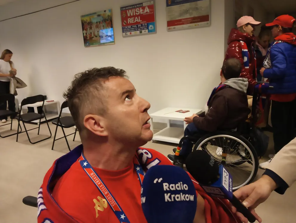 Wiślakom kibicowali także oni...