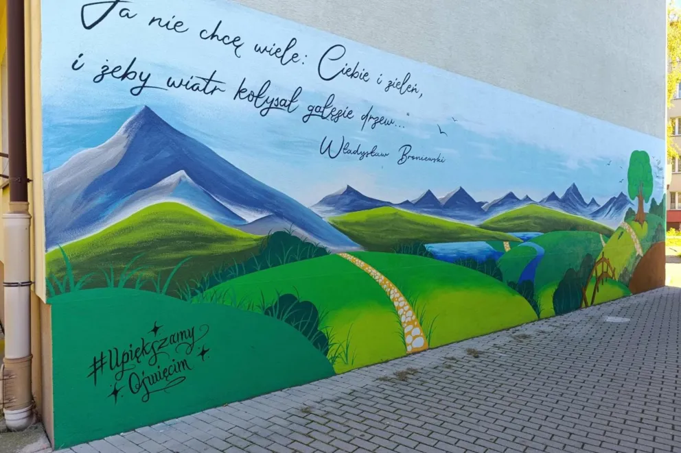 Oświęcim dofinansuje murale na blokach. Rozpoczęła się akcja „I Ty możesz zmieniać Oświęcim”