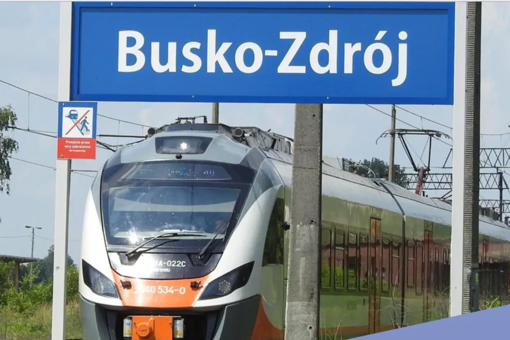 Czy kolej aglomeracyjna do Buska-Zdroju ma sens? Studenci z Krakowa pokazują możliwe warianty