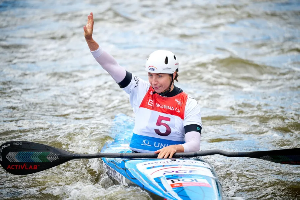 PŚ w kajakarstwie górskim - Zwolińska druga, Polaczyk tuż za podium