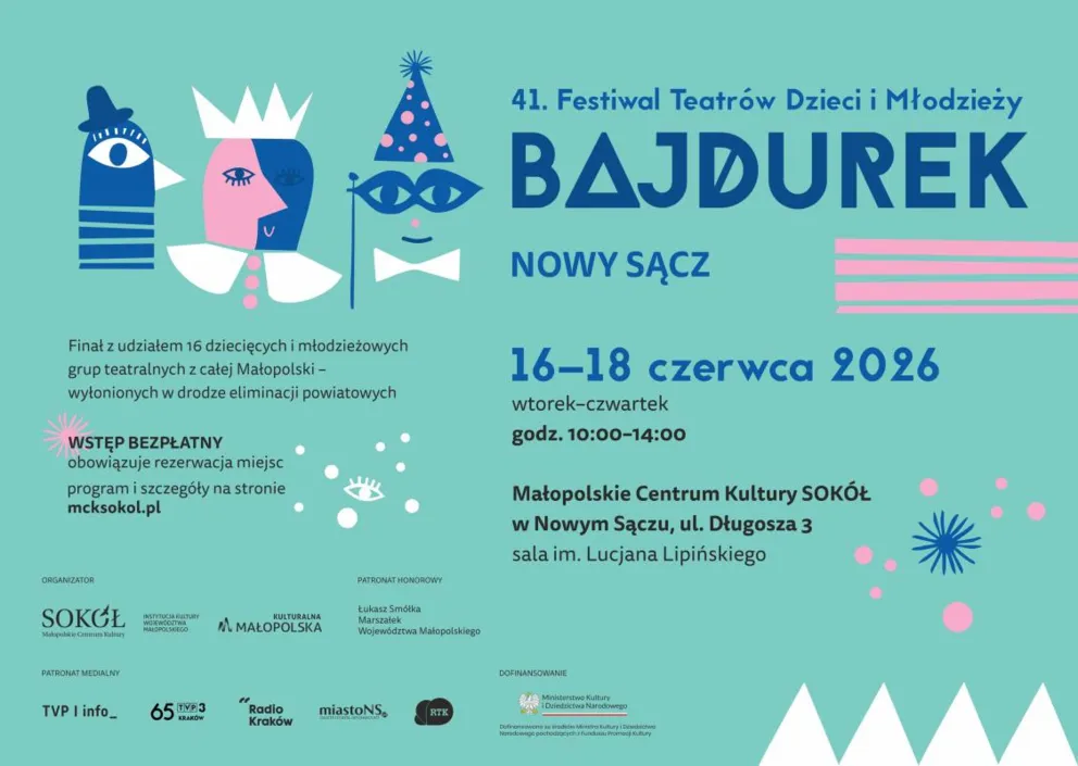 Wkroczcie do krainy wyobraźni – Finał 41. Festiwalu Teatrów Dzieci i Młodzieży BAJDUREK!