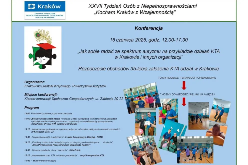 „Jak sobie radzić ze spektrum autyzmu" - konferencja