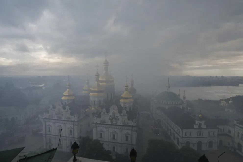 Atak na Ławrę w Kijowie. To jeden z symboli niezależności Ukrainy od Rosji