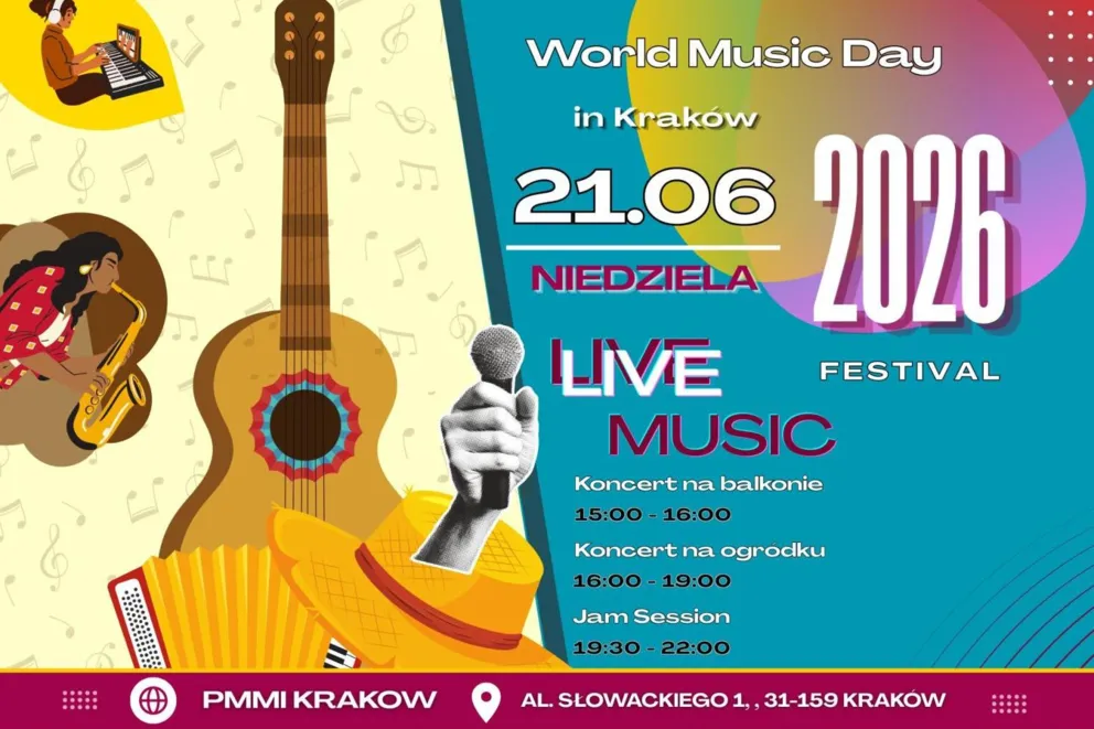Światowy Dzień Muzyki 2026. Ring in the summer with a worldwide day of music!