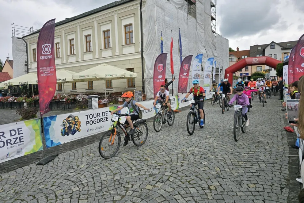 Tuchów na rowerach. 200 osób wystartowało w Tour de Pogórze