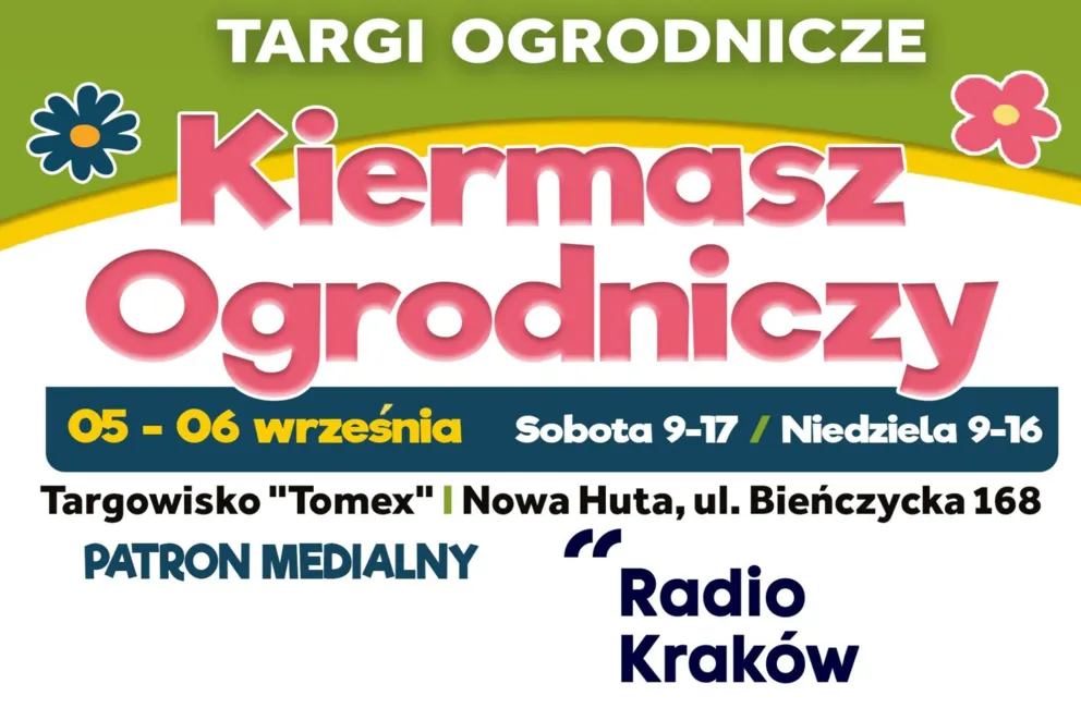 Targi Ogrodnicze „MÓJ OGRÓD” już 5–6 września w Krakowie!