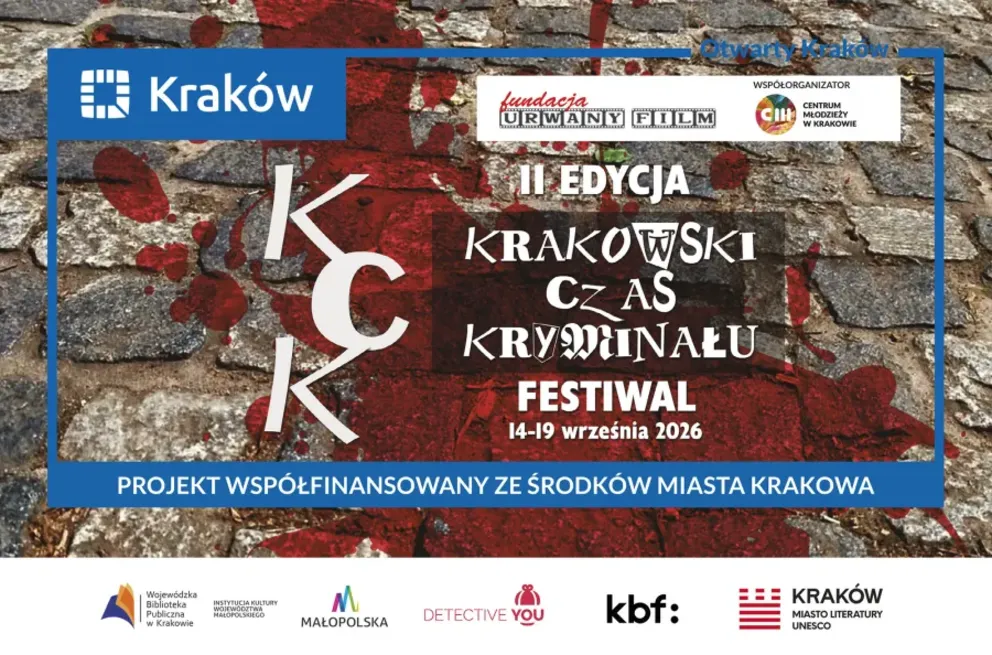 Śladami zbrodni w Krakowie. Wraca festiwal Krakowski Czas Kryminału