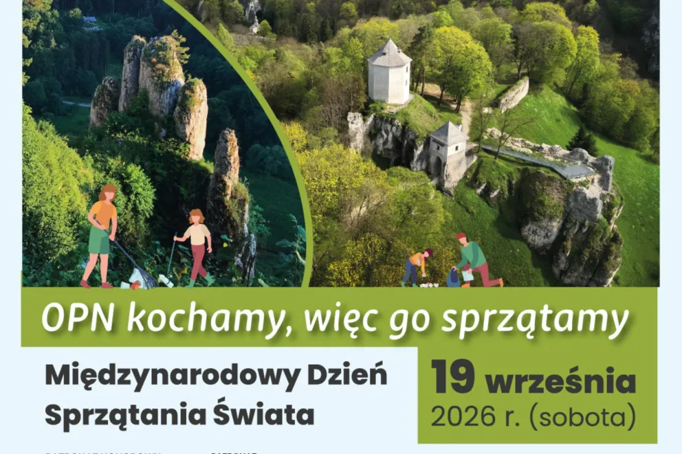 Wielkie sprzątanie szlaków Ojcowskiego Parku Narodowego 