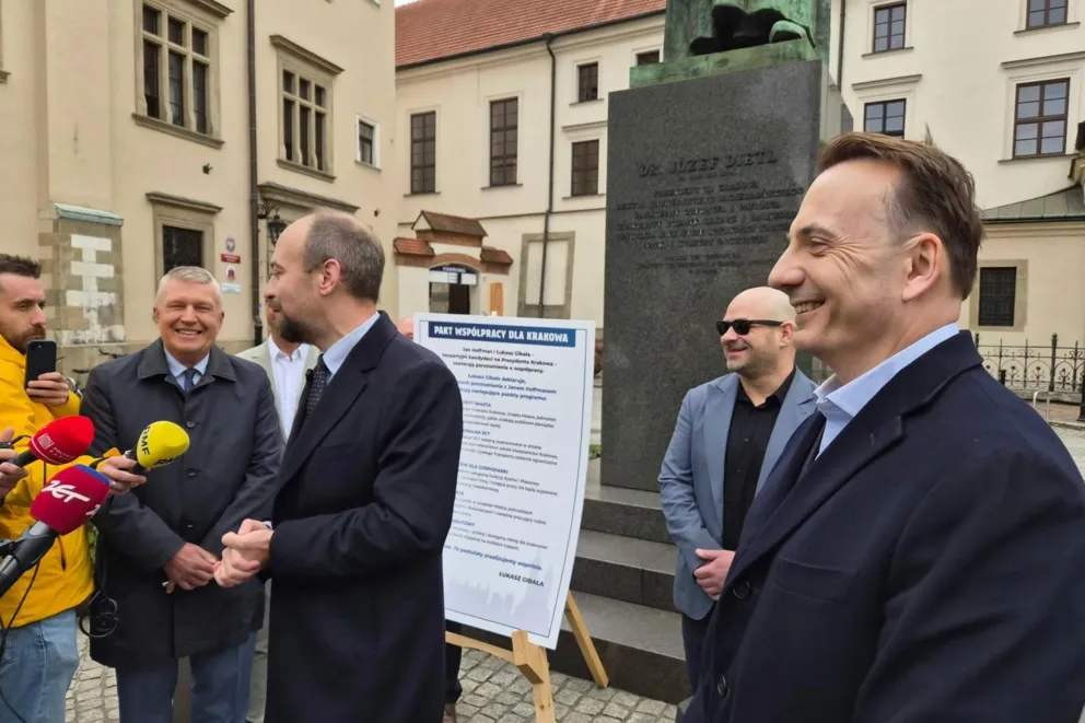Jan Hoffman wycofał się z wyborów prezydenckich w Krakowie. Poparł rywala