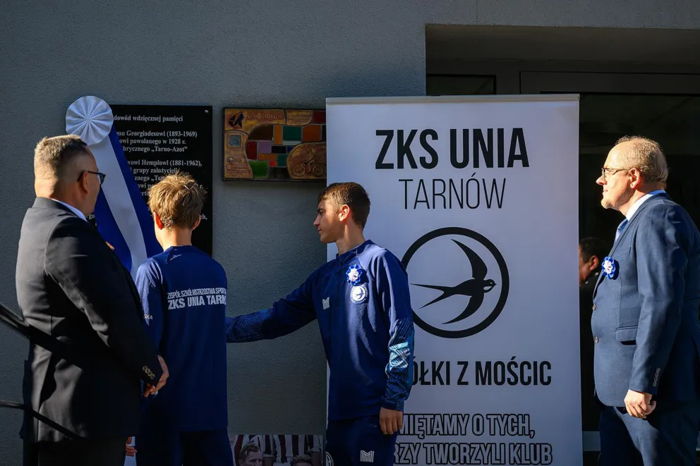W Tarnowie upamiętnili założycieli klubu, z którego wyrosła Unia Tarnów