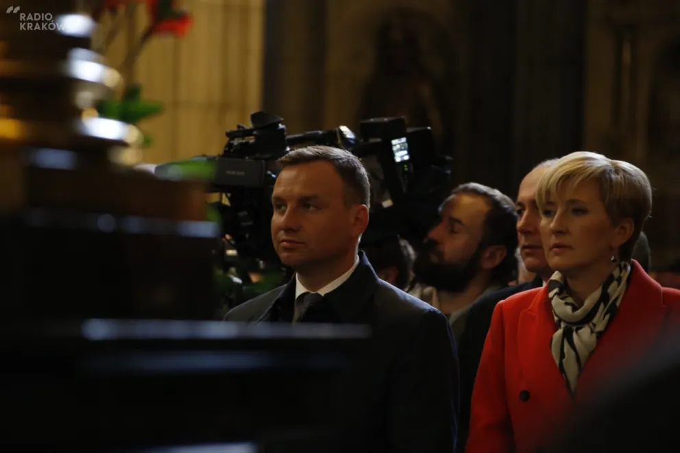 Piąta rocznica pogrzebu pary prezydenckiej na Wawelu. 18.04.15 fot: ptj