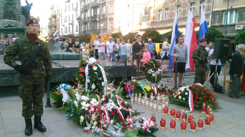 Obchody 71 rocznicy Powstania Warszawskiego w Krakowie fot. T. Gut