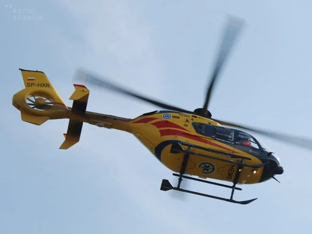 Wypadek Paralotniarza niedaleko Wadowic