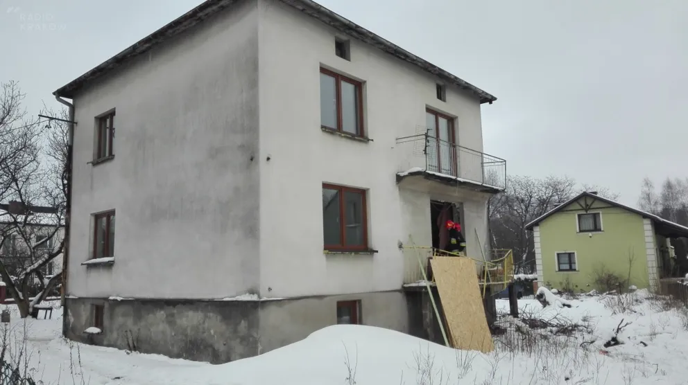 Wybuch gazu przy ul. 25 stycznia w Libiążu. Budynek nie nadaje się do zamieszkania
