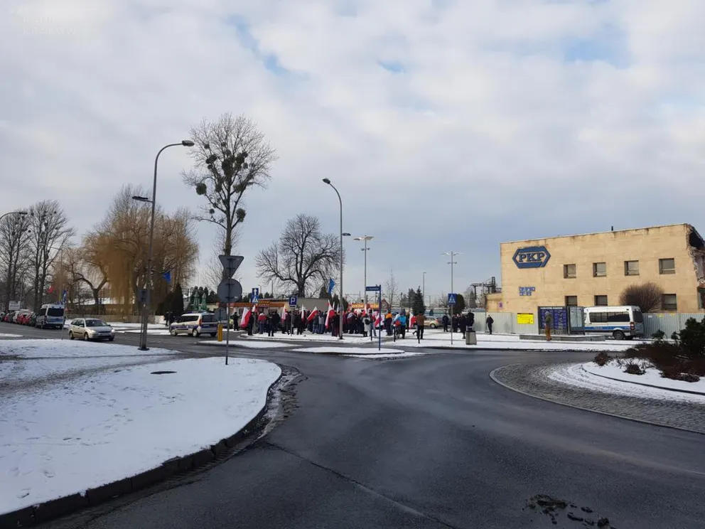 Są zarzuty dla organizatorów marszu narodowców, który przeszedł ulicami Oświęcimia 27 stycznia