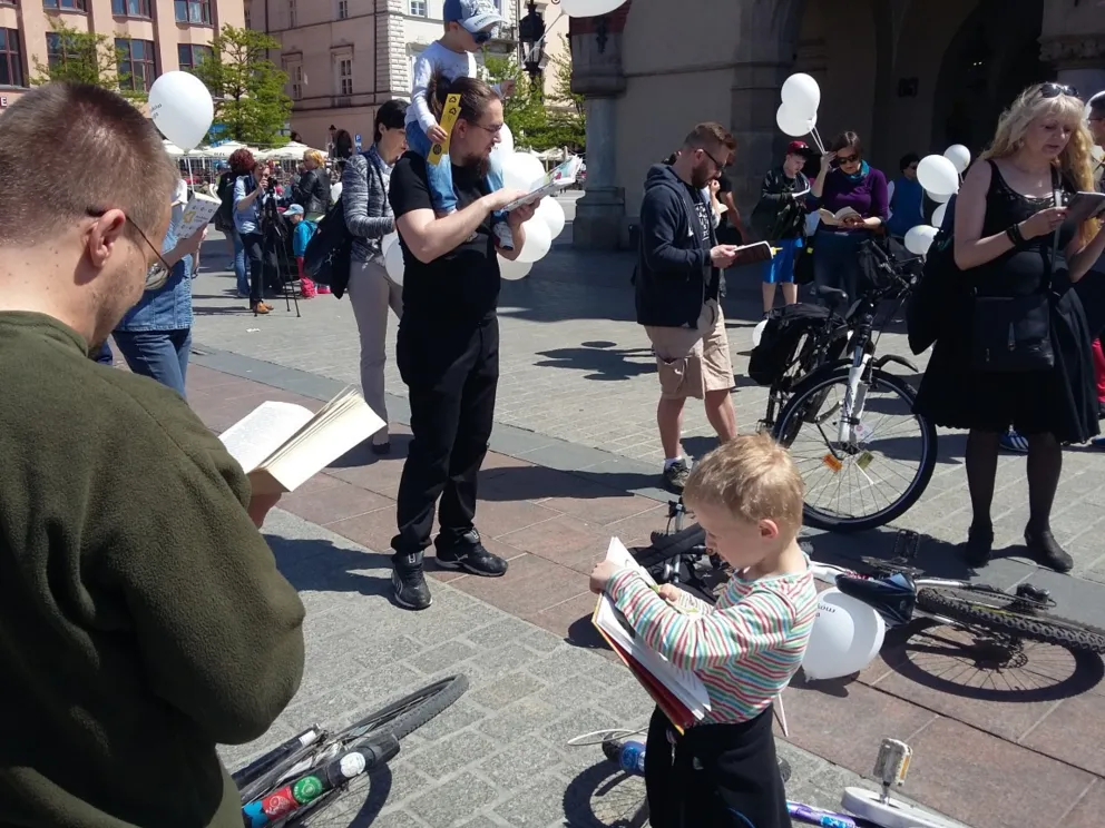 Kraków Czyta  - 7.05.16  fot: Katarzyna Maciejczyk