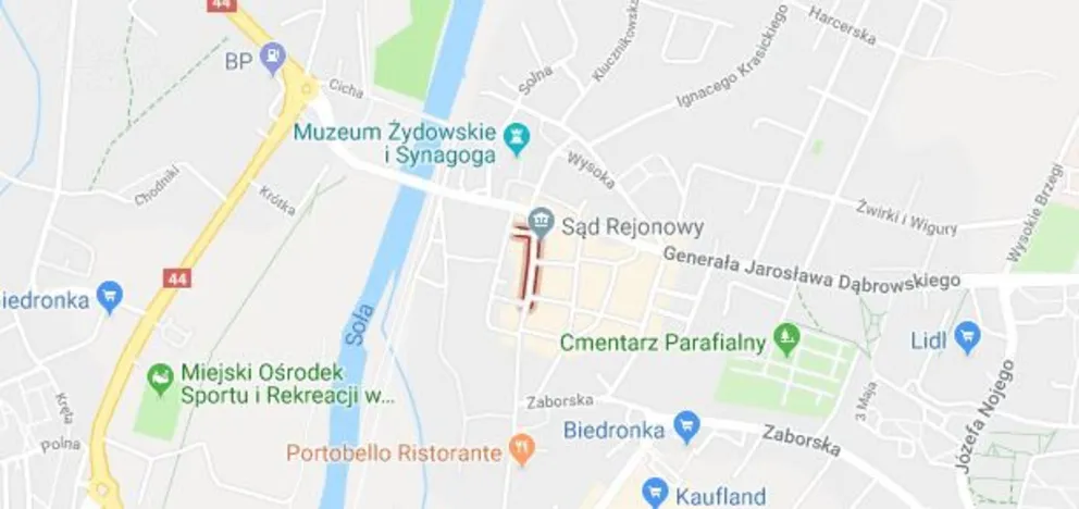 Od poniedziałku do końca września ulica Mayzla w Oświęcimiu będzie wyłączona z ruchu