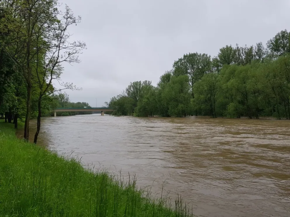 W Oświęcimiu poprawia się sytuacja powodziowa