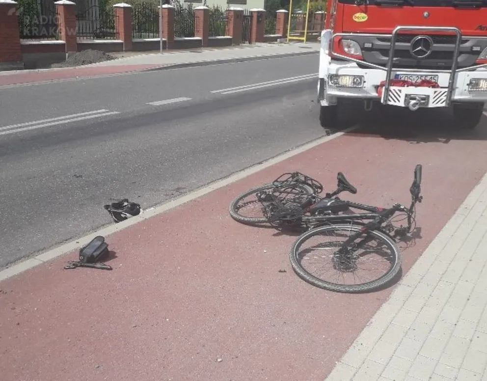 Policja prosi o pomoc w ustaleniu tożsamości rowerzysty, który został ranny w wypadku w Jawiszowicach